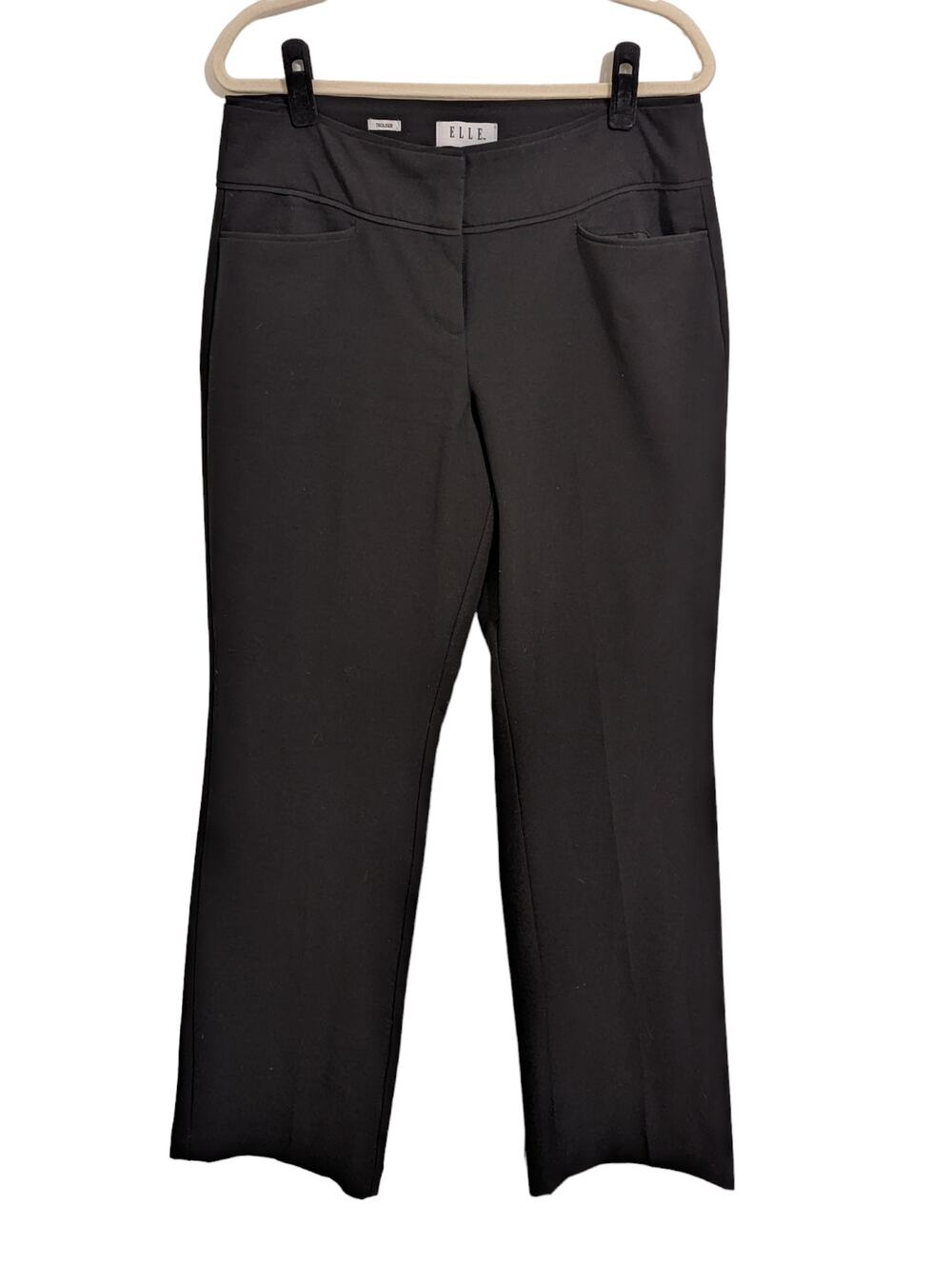 Elle Black Wide Leg Business Trouser Size 10